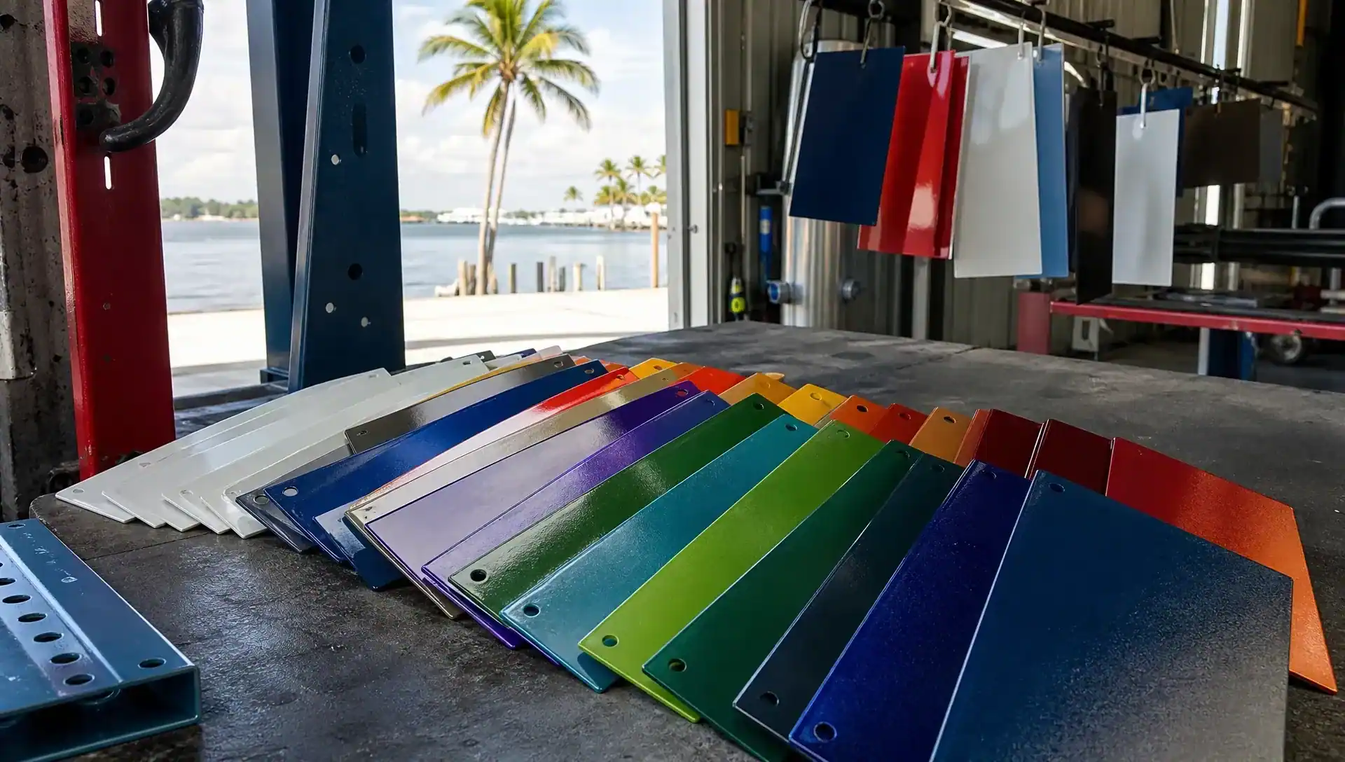 Is powder coating better than paint for marine and boat parts?