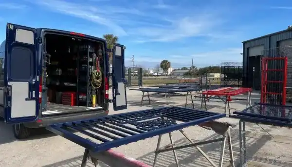 How long does powder coating last on the Florida coast?